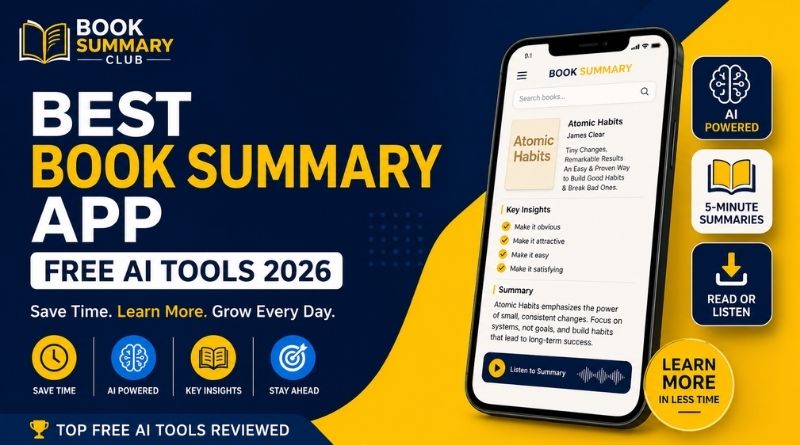 Book Summary App Free Ai Tools 2026