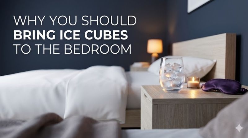 ice cubes in the bedroom